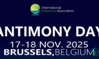 国际锑协会锑会议将于2025年11月17日至18日在比利时布鲁塞尔举行
