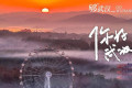 武汉摩天轮传递的讯息：即便雾气弥漫，也别错过这座城市的迷人风光。️#晚安武汉#