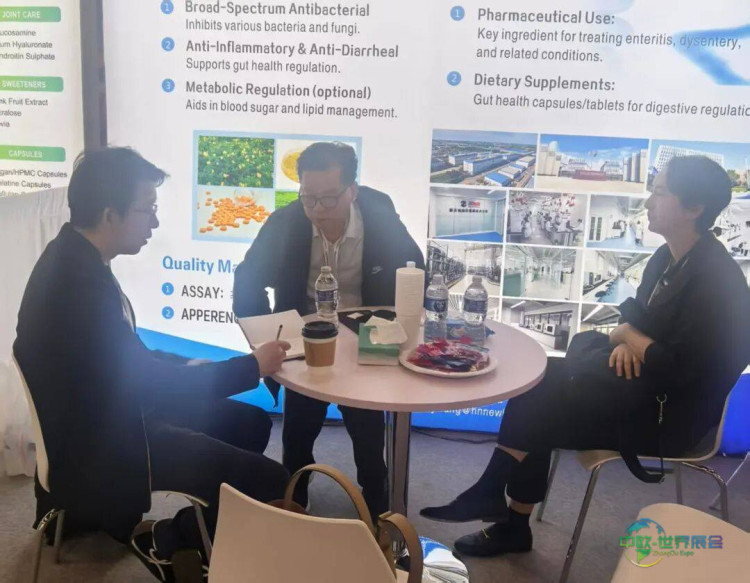 “战地”速报！新天地药业首次亮相2025年美国SSG营养健康产业展会