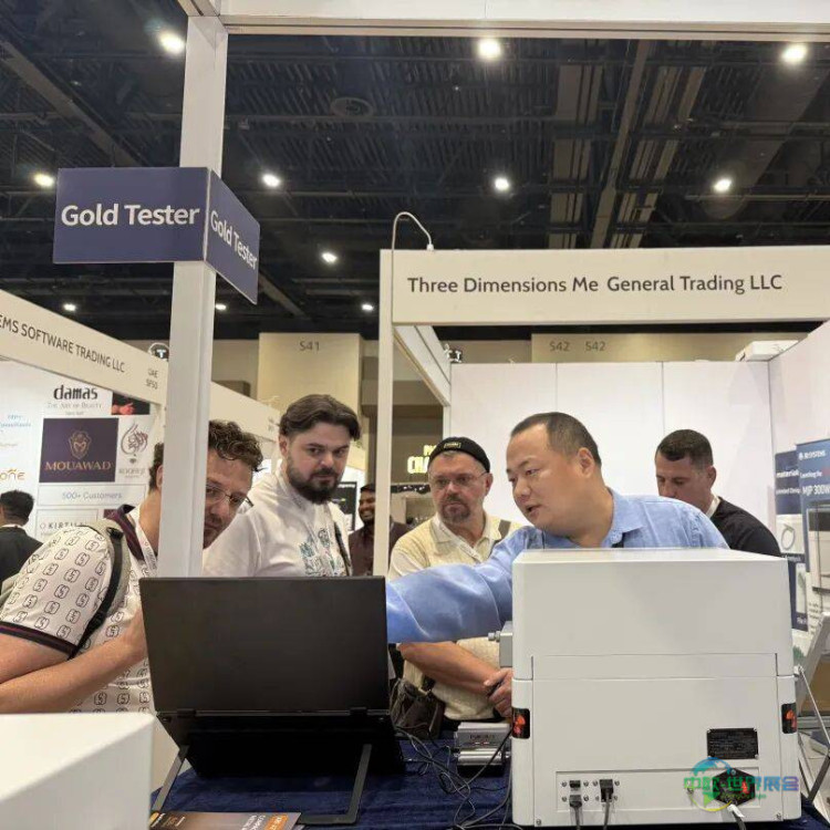 鉴真·向世界｜谱睿仪器闪耀2025年迪拜珠宝首饰及科技展