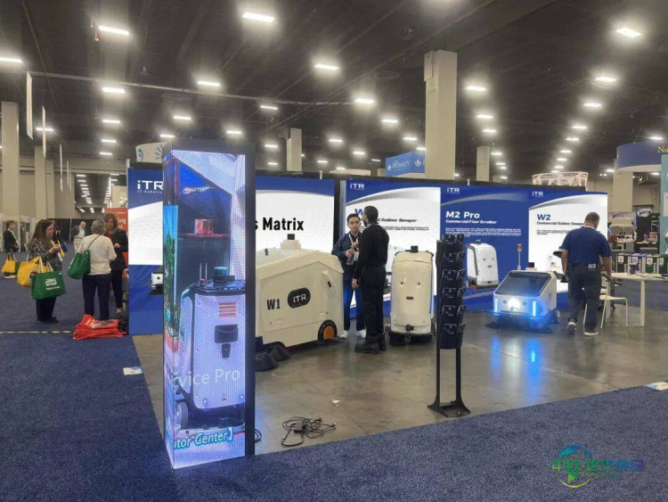 iTR它人机器人精彩亮相2025年ISSA北美清洁展，智能清洁解决方案获行业瞩目