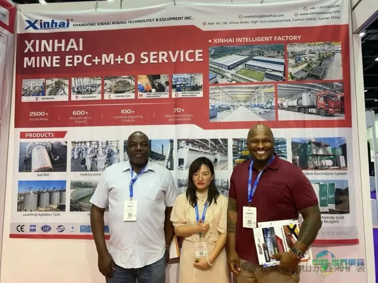 矿聚中东-鑫海矿装亮相2025阿联酋迪拜国际矿业展览会