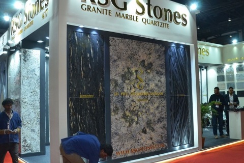印度班加罗尔石材、石英石机械装备展览会展会现场图片