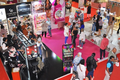 摩洛哥非洲美容、化妆品展览会展会现场图片