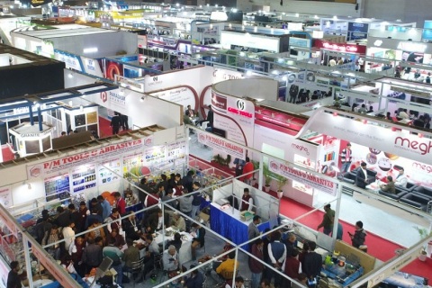 印度班加罗尔石材、石英石机械装备展览会展会现场图片