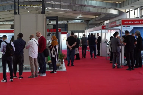 哈萨克斯坦电梯展览会展会现场图片