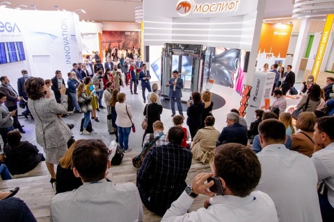 哈萨克斯坦电梯展览会展会现场图片