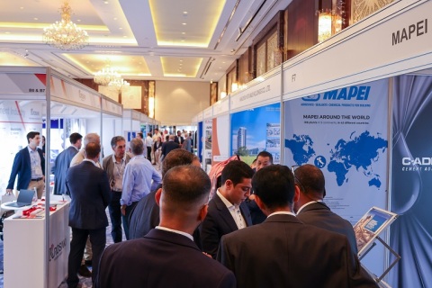 中东阿联酋迪拜混凝土展览会展会现场图片