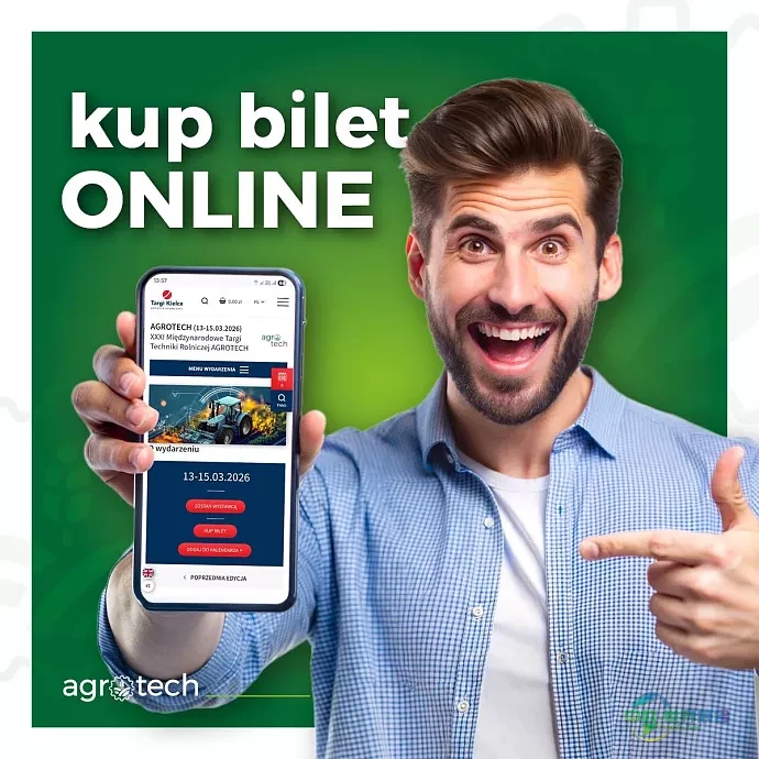 2026年3月13-15日，第三十一届波兰凯尔采Agrotech农机展