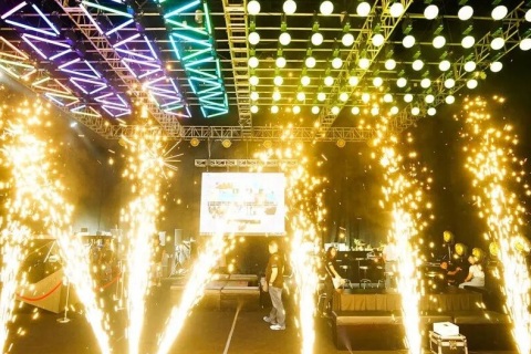 越南河内专业舞台灯光音响展览会展会现场图片