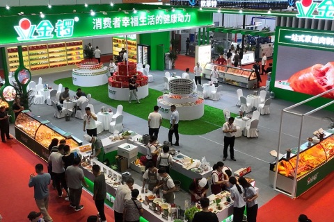 郑州全球肉类产业博览会展会现场图片