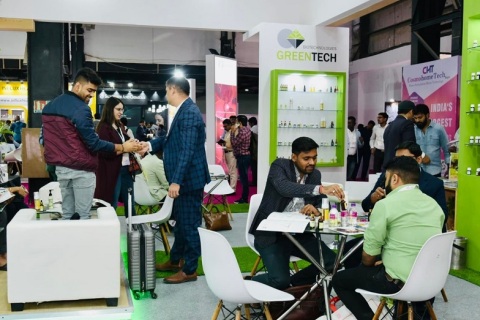 印度新德里专业美容美发展览会展会现场图片