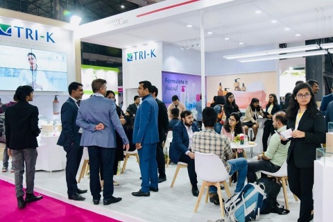 印度新德里专业美容美发展览会展会现场图片