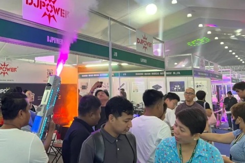 越南河内专业舞台灯光音响展览会展会现场图片