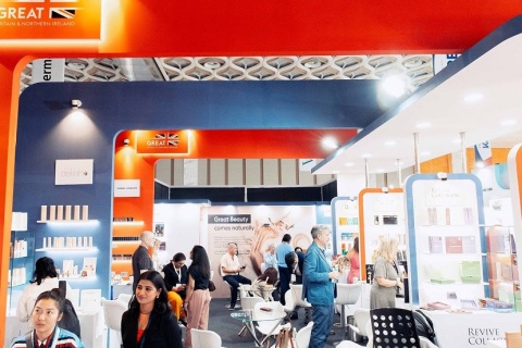 印度孟买美容医学展览会展会现场图片