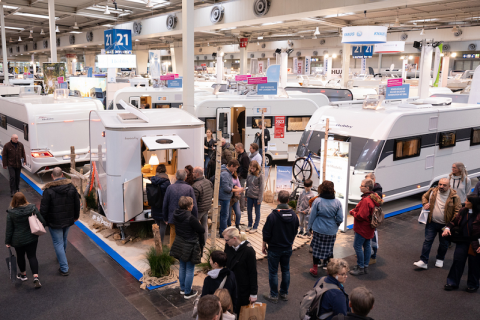 德国汉诺威户外休闲体育产业展览会展会现场图片