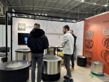 2025年乌克兰基辅国际建筑建材展览会：Watrag展示无烟火盆创新产品