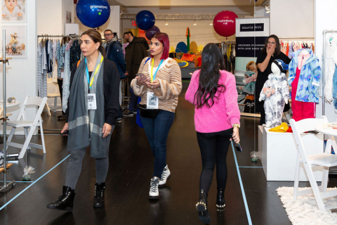 美国洛杉矶童装展览会展会现场图片