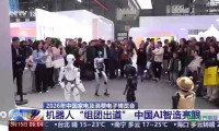 众多智能机器人现身中国家电与消费电子展览会