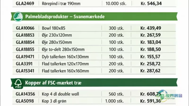 丹麦国际酒店餐饮展2026：绿色解决方案助力展位升级