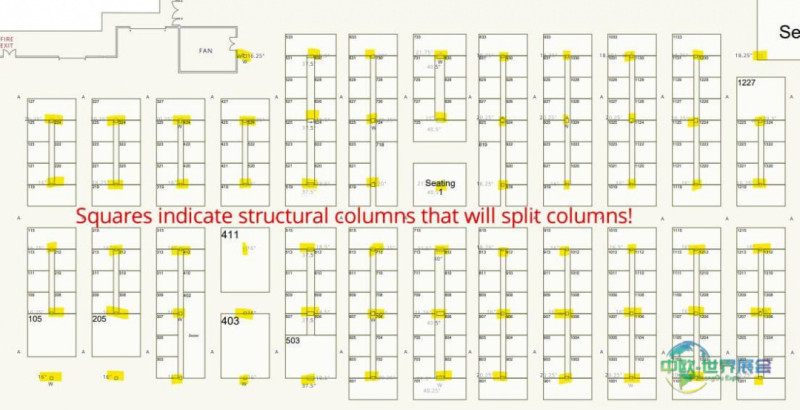 2027年沃斯堡拖车制造商协会展会参展商注意展位结构柱事项