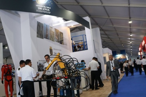 智利国际海军防务展览会展会现场图片