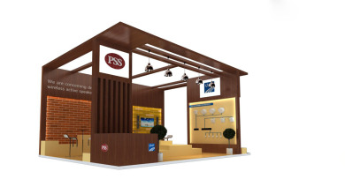 深圳乔登音响器材展台设计