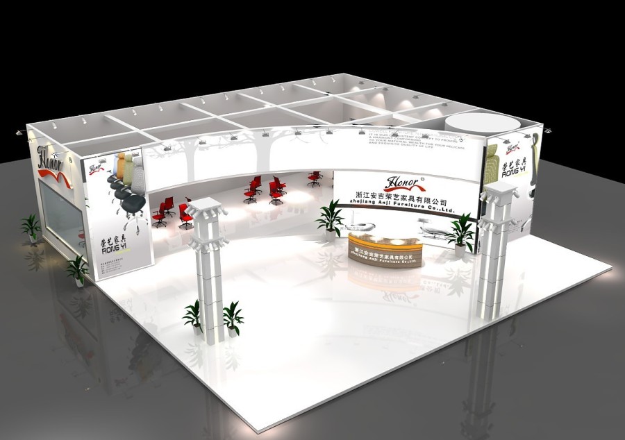 荣艺办公家具展设计搭建