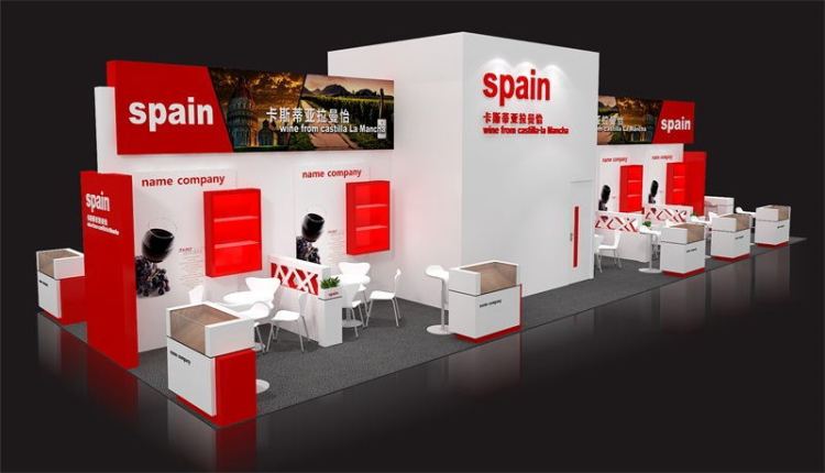 卡斯蒂亚拉曼恰展台设计