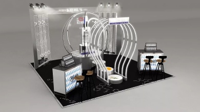 灯泡主题展台案例