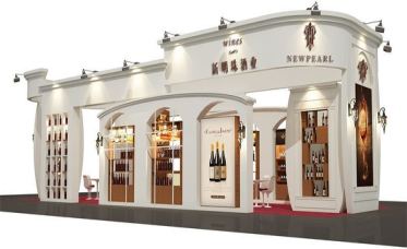 新明珠酒业特装展台设计