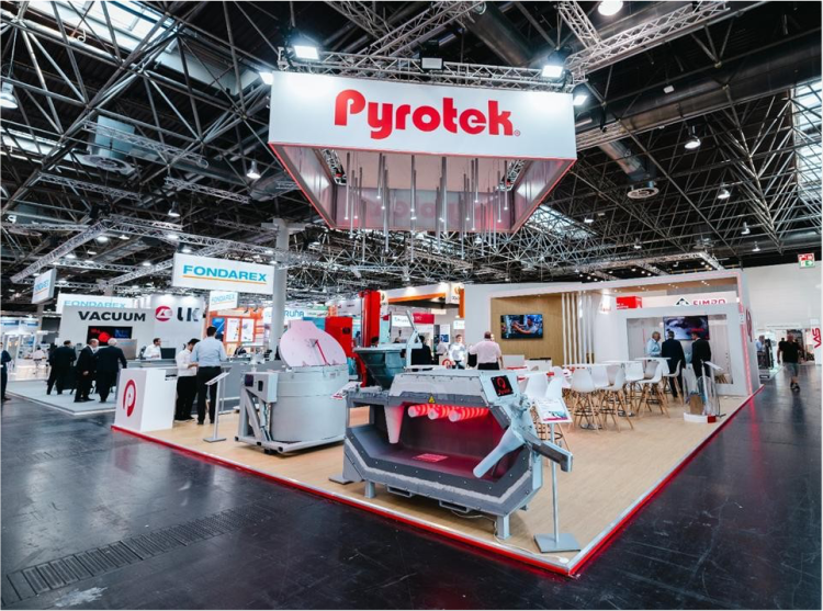 PYROTEK – 2023年德国杜塞尔多夫国际铸造展览会，展位面积